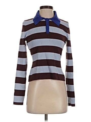 Solid & Striped Long Sleeve Top (view 1)