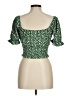 Topshop Green 3/4 Sleeve Blouse Size 8 - photo 2