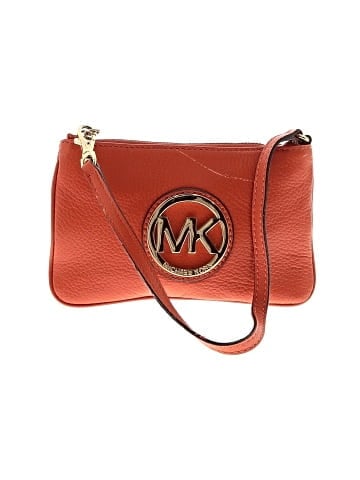 MICHAEL Michael Kors Leather Wristlet (view 1)