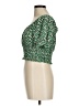Topshop Green 3/4 Sleeve Blouse Size 8 - photo 5