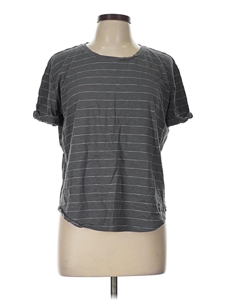 Pre-owned Downeast Short Sleeve T-shirt In Gray