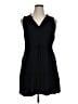 Gap 100% Rayon Solid Black Casual Dress Size XL - photo 1