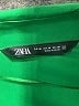 Zara Solid Green Long Sleeve Button-Down Shirt Size M - photo 7