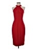 Taylor Solid Red Cocktail Dress Size 4 - photo 1
