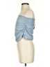 Assorted Brands 100% Polyester Blue Sleeveless Blouse Size S - photo 5