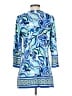 Coolibar Blue 3/4 Sleeve Blouse Size S - photo 2