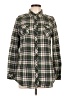 Timing 100% Cotton Plaid Green Long Sleeve Button-Down Shirt Size L - photo 1