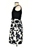 Talbots 100% Polyester Graphic Black Cocktail Dress Size 2 (petite) - photo 5