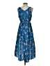 Unbranded Paisley Blue Casual Dress Size S - photo 2