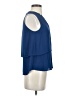Lumiere Blue Sleeveless Blouse Size S - photo 4