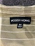 Assorted Brands Stripes Green 3/4 Sleeve Button-Down Shirt Size M - photo 7