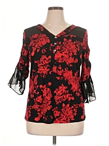 Adele & May 3/4 Sleeve Blouse (view 1)