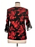 Adele & May Red 3/4 Sleeve Blouse Size XL - photo 2