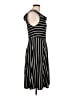 Mossimo Stripes Black Casual Dress Size L - photo 4