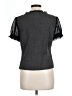 AGB Gray Short Sleeve Blouse Size 10 - photo 2