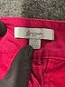 Lorimer NYC 100% Polyester Hearts Pink Shorts Size 00 - photo 3