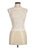 Three Dots 100% Nylon Ivory Sleeveless Blouse Size M - photo 1