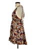 Unbranded Floral Brown Casual Dress Size P (estimated, petite) - photo 5