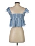 Altar'd State Blue Short Sleeve Top Size XXS - photo 2
