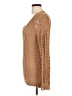 Selfie Leslie 100% Acrylic Tan Pullover Sweater Size L - photo 5