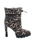 Guess Animal Print Brown Boots Size 8 - photo 1