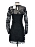 Joie 100% Polyester Black Cocktail Dress Size 4 - photo 2