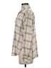 Copper Key Plaid Tan Long Sleeve Button-Down Shirt Size S - photo 5