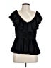 Express Black Short Sleeve Blouse Size L - photo 1