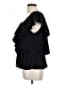 Express Black Short Sleeve Blouse Size L - photo 5