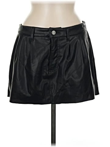 Rewash Faux Leather Skirt (view 1)