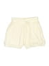 Elan 100% Cotton Solid Ivory Shorts Size S - photo 1