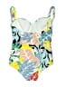 PatBO Print Green One Piece Swimsuit Size 4 - photo 2