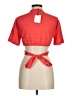 Zara Red Short Sleeve Top Size M - photo 2