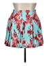 L'Agence Print Teal Blue Casual Skirt Size XL (4) - photo 2