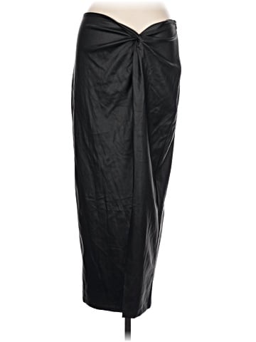 Topshop Faux Leather Skirt (view 1)