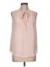 Ann Taylor 100% Polyester Pink Sleeveless Blouse Size M - photo 1