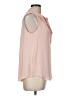 Ann Taylor 100% Polyester Pink Sleeveless Blouse Size M - photo 4
