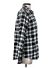 Express Plaid Black Long Sleeve Button-Down Shirt Size S - photo 4