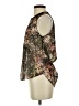 SW3 Bespoke 100% Polyester Brown Sleeveless Blouse Size P (petite) - photo 5