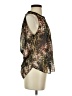 SW3 Bespoke 100% Polyester Brown Sleeveless Blouse Size P (petite) - photo 4