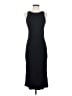 Uniqlo Solid Black Cocktail Dress Size S - photo 1