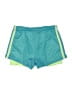 Justice Color Block Green Athletic Shorts Size 14 - photo 2