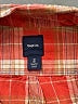 Gap Kids Plaid Orange Short Sleeve Button-Down Shirt Size 8 - photo 3