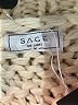 Sage the Label 100% Acrylic Tweed Ivory Pullover Sweater Size M - photo 7
