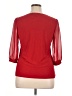 Adele & May Red 3/4 Sleeve Top Size XL - photo 2