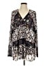 Free People 100% Polyester Black Long Sleeve Blouse Size L - photo 1