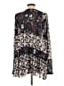 Free People 100% Polyester Black Long Sleeve Blouse Size L - photo 2