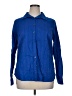 Talbots Stripes Blue Long Sleeve Blouse Size 16 - photo 1