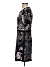 BCBGMAXAZRIA Paisley Floral Purple Black Casual Dress Size L - photo 5
