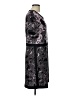 BCBGMAXAZRIA Paisley Floral Purple Black Casual Dress Size L - photo 4